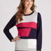 Knitwear WLane | W.Lane Colour Block Pullover