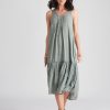 Dresses Katies | Katies Midi Pleat Front Tiered Dress