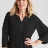 Tops NoniB | Noni B Puff Print Knitwear Top