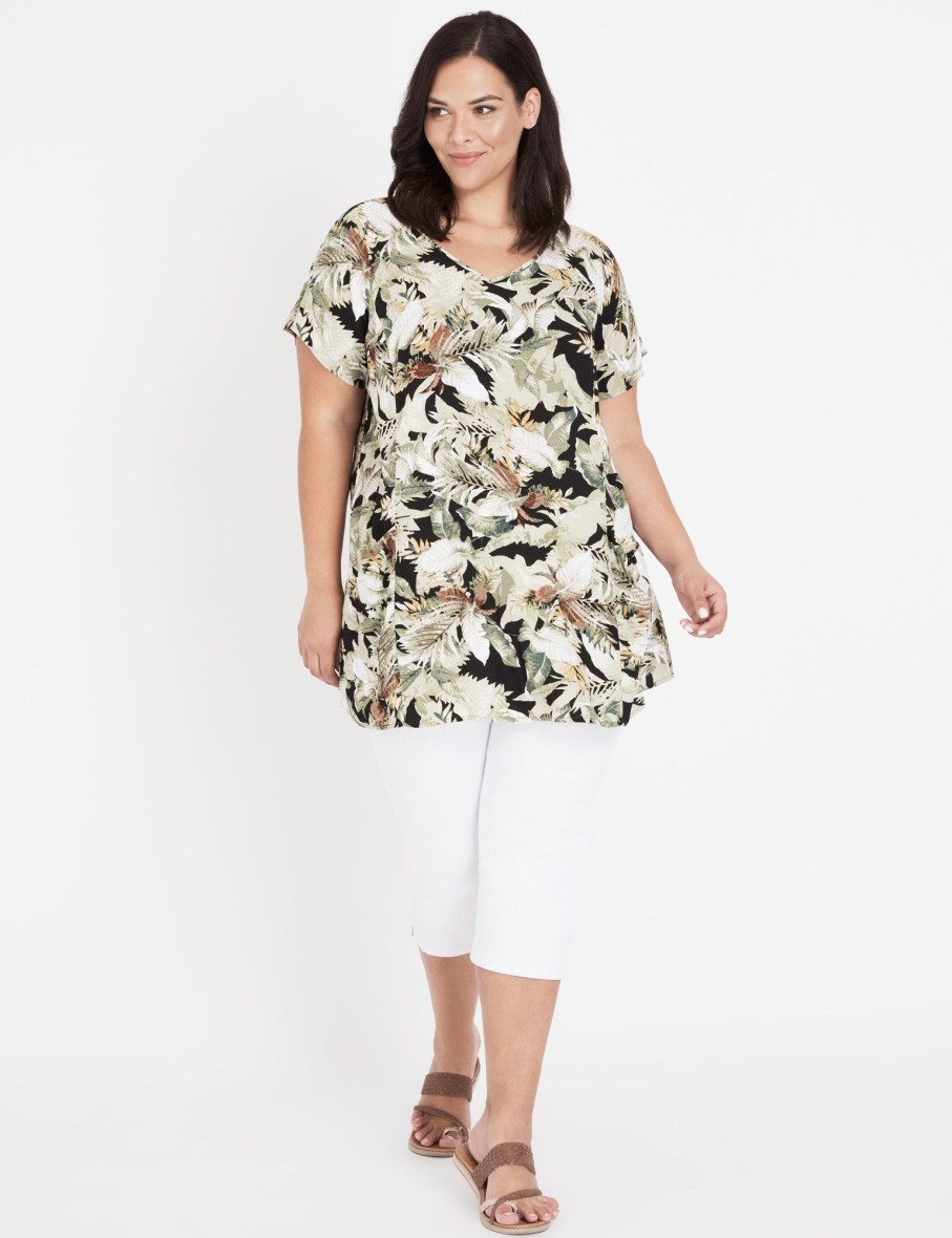 Tops Autograph | Autograph Woven Short Sleeve Pannelled Tunic