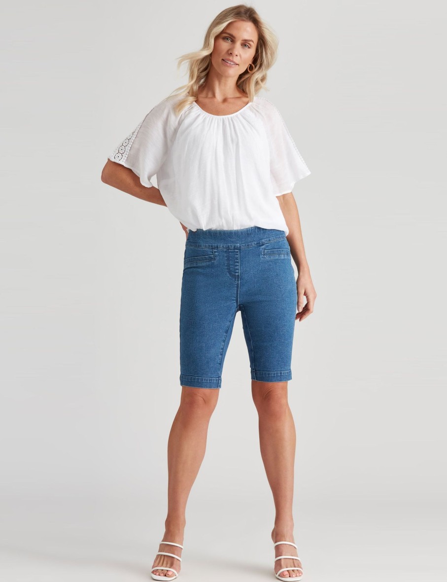 Bottoms Millers | Millers Comfort Denim Shorts