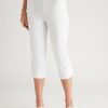 Bottoms Millers | Miller Crop Length Eyelet/ Lace Up Hem Split Pants