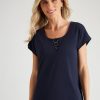 Tops Millers | Millers Extended Sleeve Top With Ring Trim