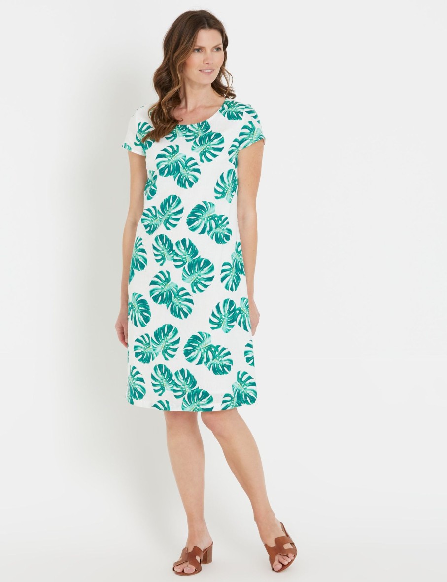 Dresses WLane | W.Lane Linen Printed Dress