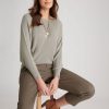 Knitwear Katies | Katies Cotton Blend 3/4 Sleeve Fine Rib Jumper