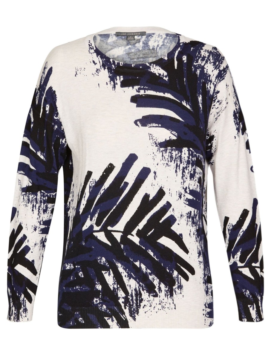 Knitwear LizJordan | Liz Jordan Knit Palm Jumper