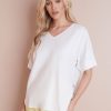 Tops NoniB | V-Neck Linen Button Detail Top