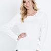 Tops NoniB | Noni B Rylee Long Sleeve Rib Top