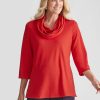 Tops NoniB | Noni B Knit Cowl Neck Tunic Top