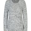 Knitwear Rockmans | Rockmans Long Sleeve Cable Stitch Jumper