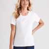 Tops NoniB | Noni B Short Sleeve Rib Top