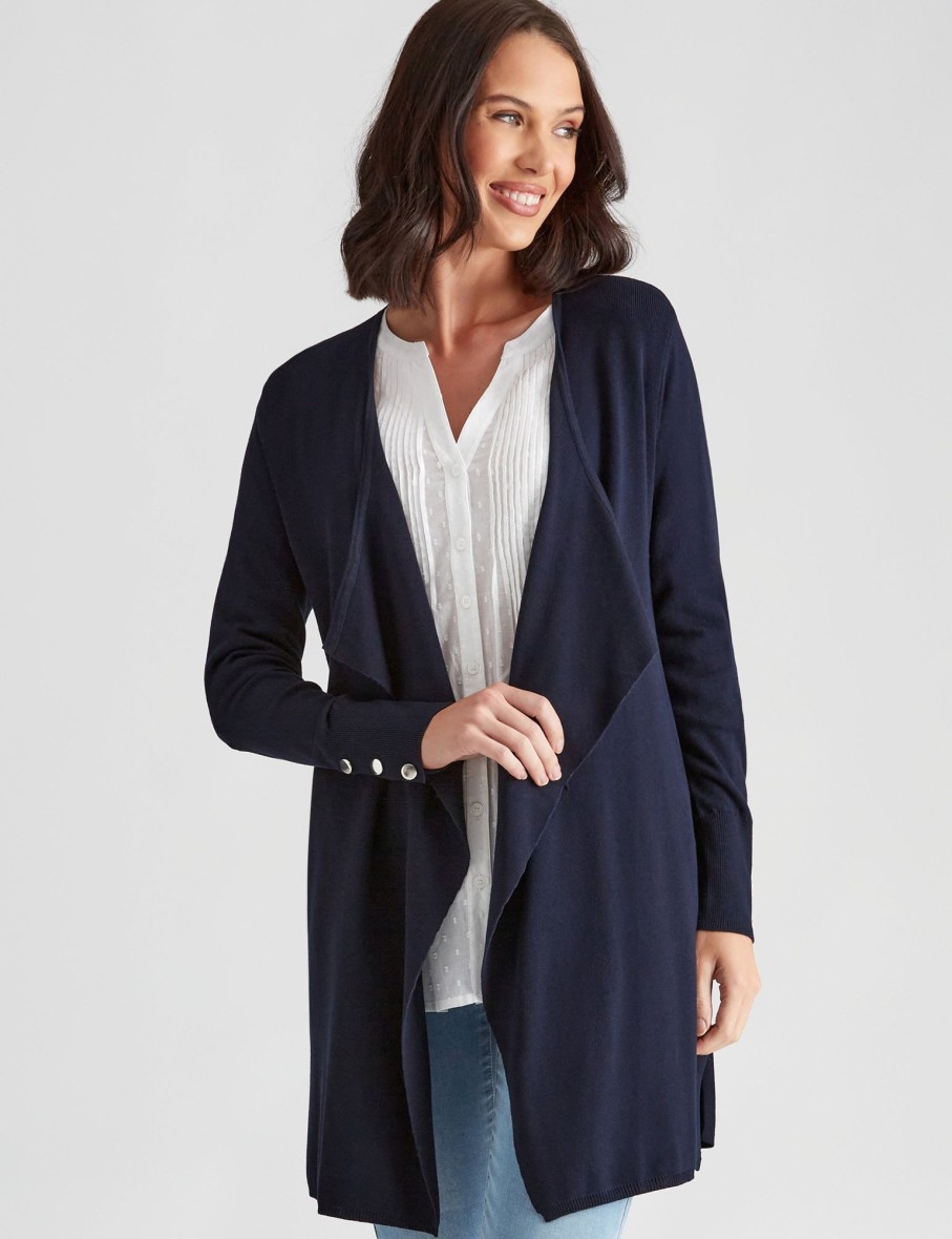 Knitwear Katies | Katies Longline Waterfall Cardigan