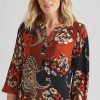 Tops NoniB | Noni B Puff Print Knitwear Top