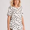 Tops NoniB | Noni B Cotton Spot Tunic Top