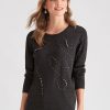 Knitwear LizJordan | Liz Jordan Studded Knit