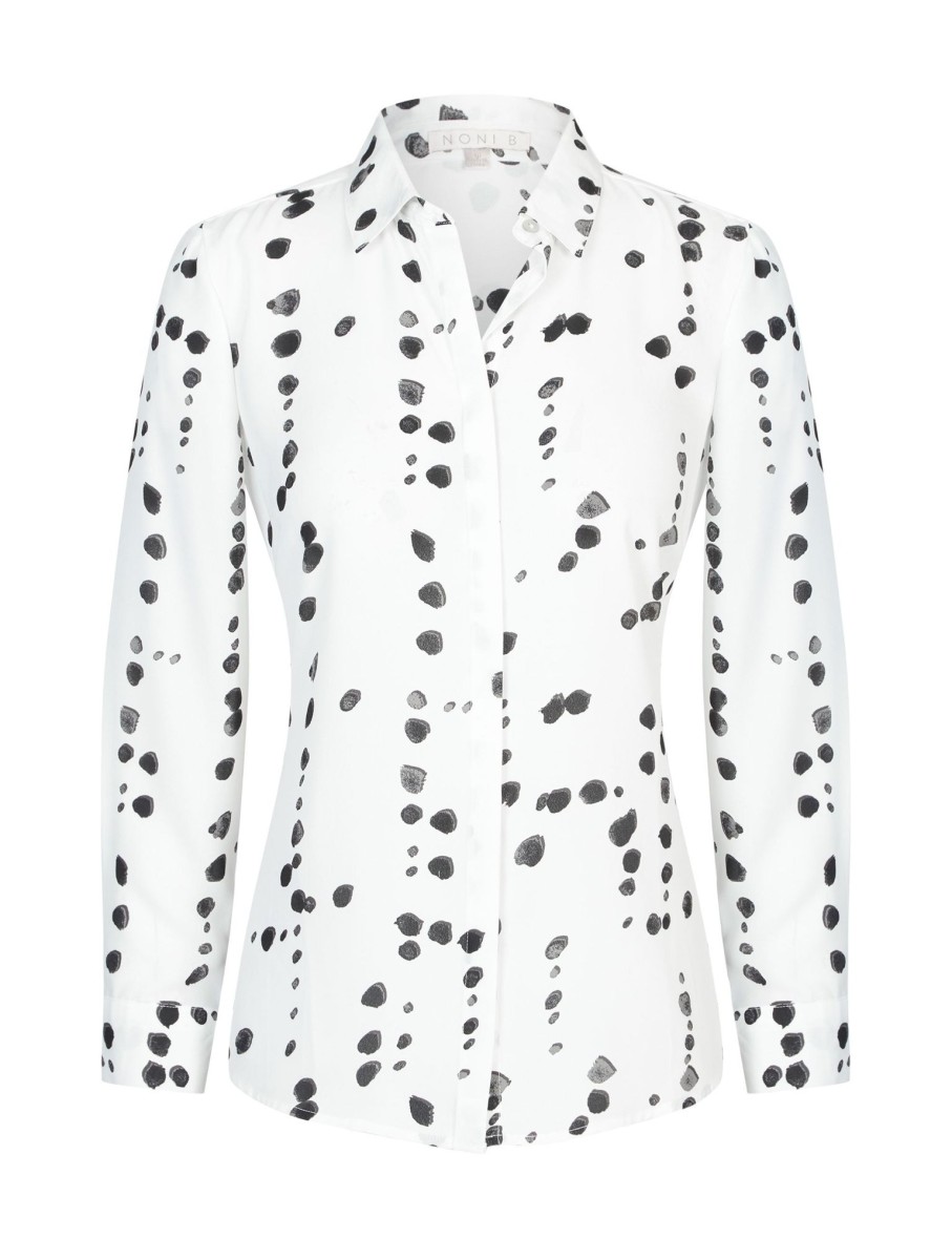 Tops NoniB | Noni B Woven Collared Shirt