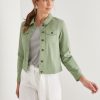 Outerwear Katies | Katies Linen Denim Style Jacket