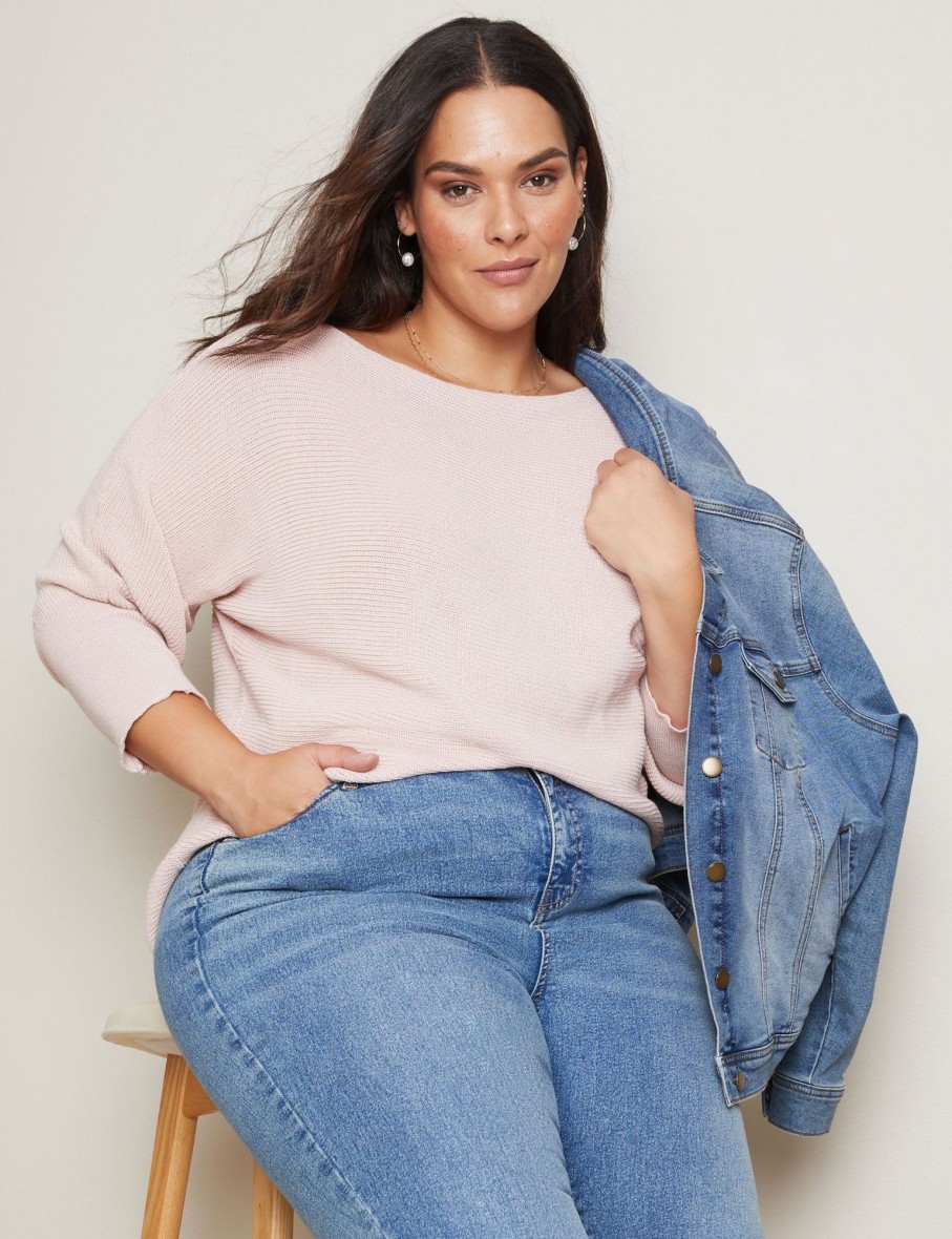 Knitwear Autograph | Autograph Knitwear Off The Shoulder Rib Jumper