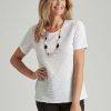 Tops Millers | Millers Short Sleeve Tured Scoop Neck Top