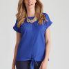 Tops NoniB | Noni B Textured Tie Hem Knitwear Top