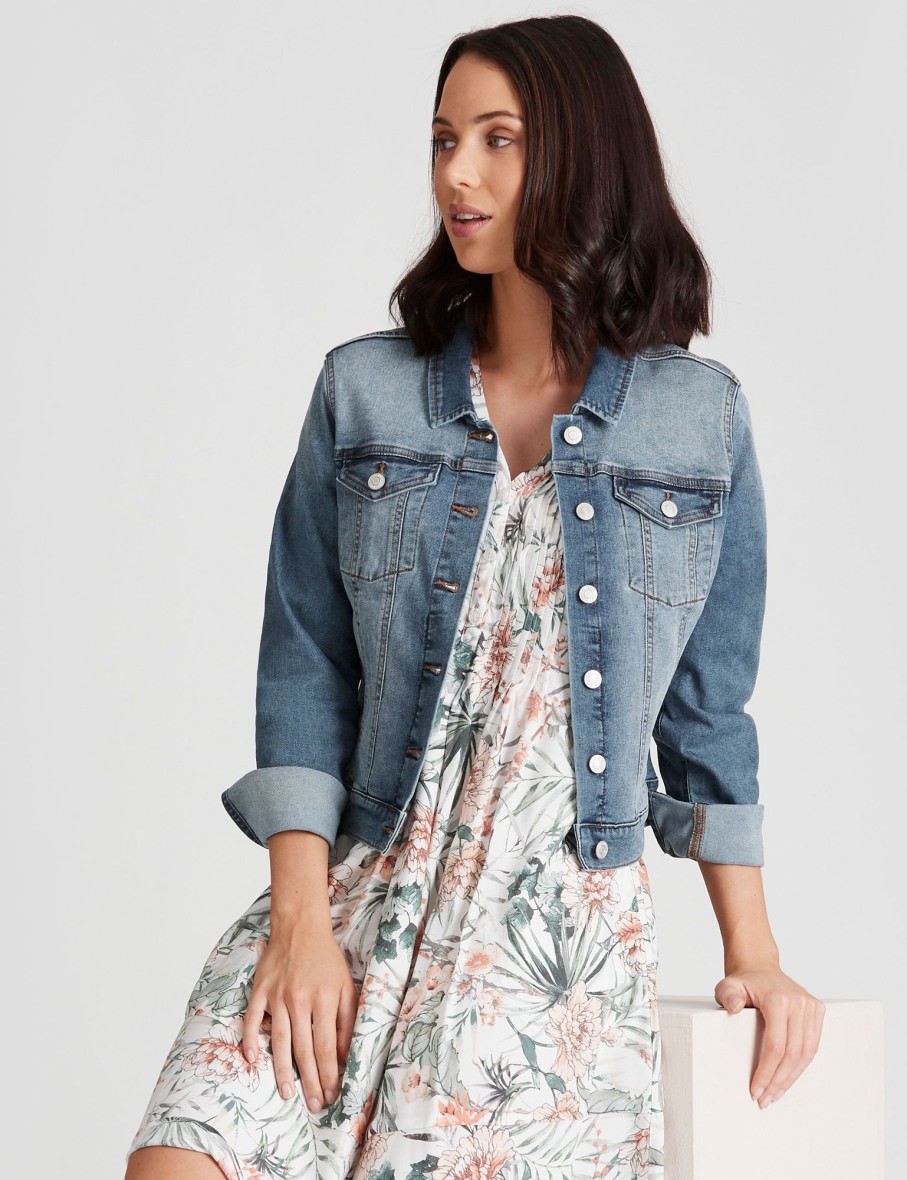 Outerwear Katies | Katies Denim Jacket