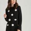 Knitwear NoniB | Noni B Embroidered Spot Knitwear Jumper