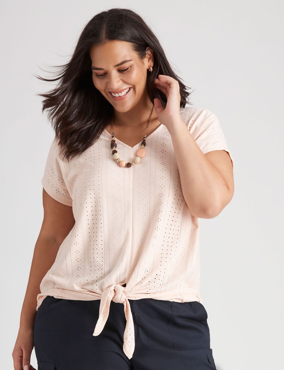 Tops Autograph | Autograph Knitwear Broderie Top