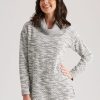 Tops WLane | W.Lane Cowl Neck Textured Knitwear Top