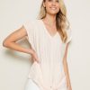 Tops WLane | W.Lane Lace Tie Front Top