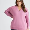 Knitwear Beme | Beme Long Sleeve V Neck Jumper