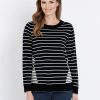 Knitwear WLane | W.Lane Stripe Panel Pullover