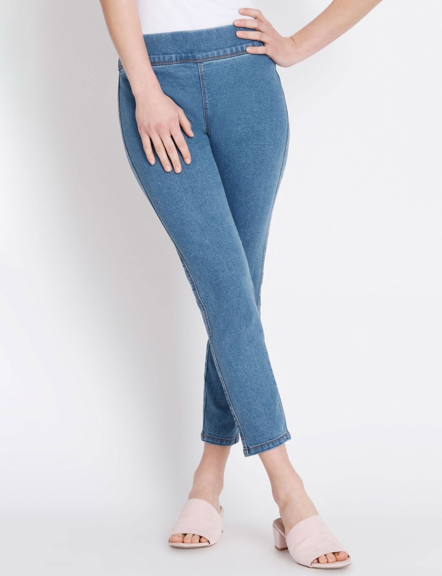 Bottoms Rockmans | Rockmans Full Length Basic Power Stretch Jeggings