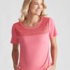 Tops NoniB | Short Sleeve Rib T-Shirt