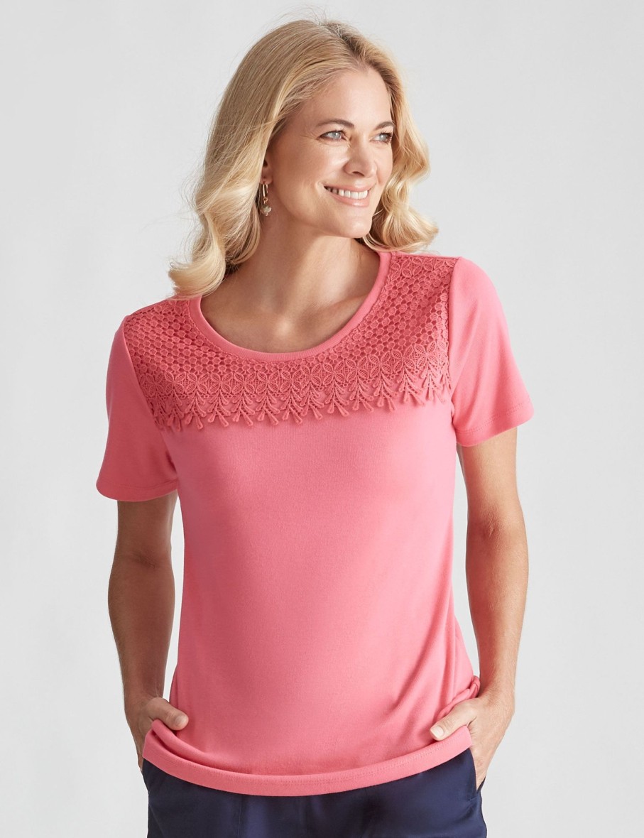 Tops NoniB | Short Sleeve Rib T-Shirt