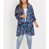 Outerwear Beme | Beme 3/4 Chiffon Kimono