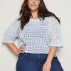 Knitwear Autograph | Autograph Knitwear Elbow Sleeve Crochet Jumper