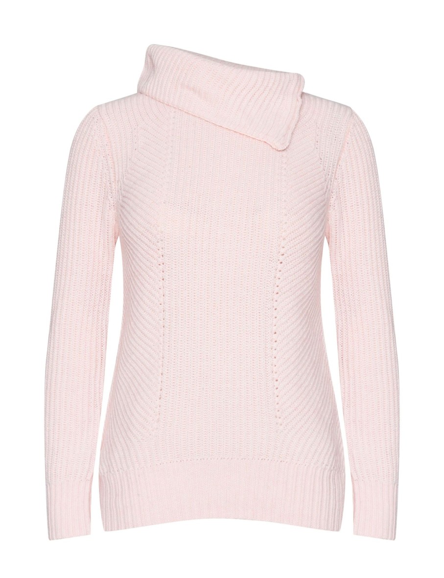 Knitwear WLane | W.Lane Split Zip Cowl Neck Pullover Top