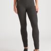 Bottoms Rockmans | Rockmans Full Length Zipped Front Ponte Pants