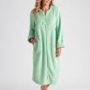 Sleepwear Millers | Millers Zip Front Embossed Coral Fleecy Bed Jacket