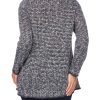 Knitwear Beme | Beme Long Sleeve Lurex Splice Knitwear Jumper