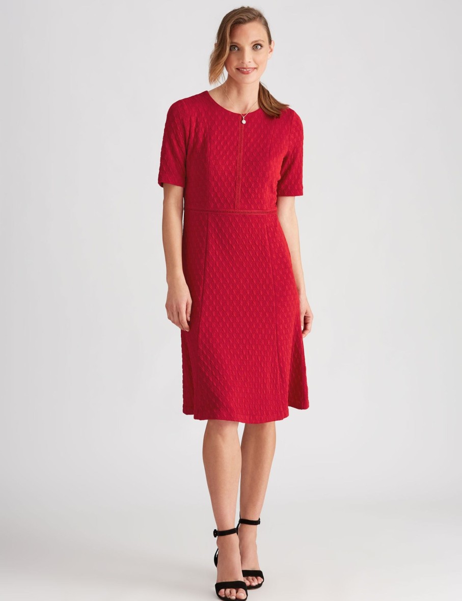 Dresses LizJordan | Liz Jordan Textured Dress