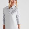 Tops NoniB | Embroidered Fleece Polo