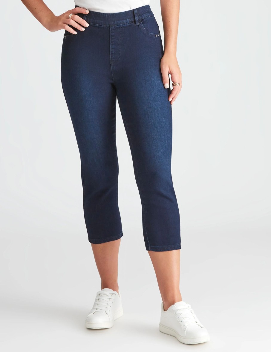 Bottoms Rockmans | Rockmans Crop Jeggings