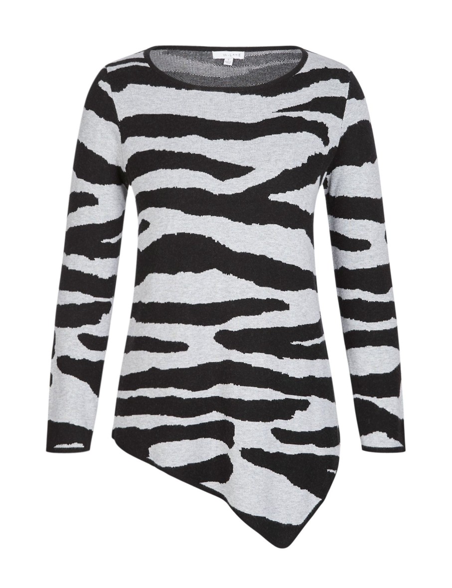 Knitwear WLane | W.Lane Zebra Pullover Top