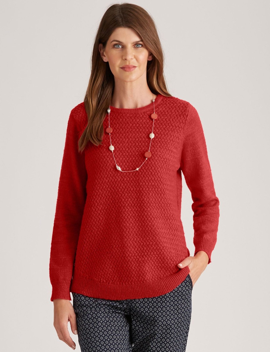 Knitwear WLane | W.Lane Textured Button Jumper