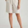 Bottoms Millers | Millers Paperbag Waist Linen Blend Shorts