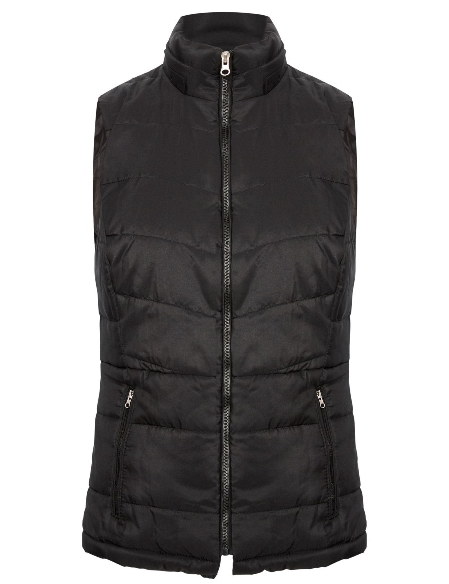 Outerwear Katies | Katies Detachable Hood Puffer Vest