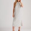 Dresses Katies | Katies Linen Cut Away Side Split Midi Dress