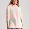 Knitwear Rockmans | Rockmans Envelope Colourblock Knitwear Boxy Jumper