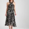 Dresses LizJordan | Liz Jordan Cross Neck Dress